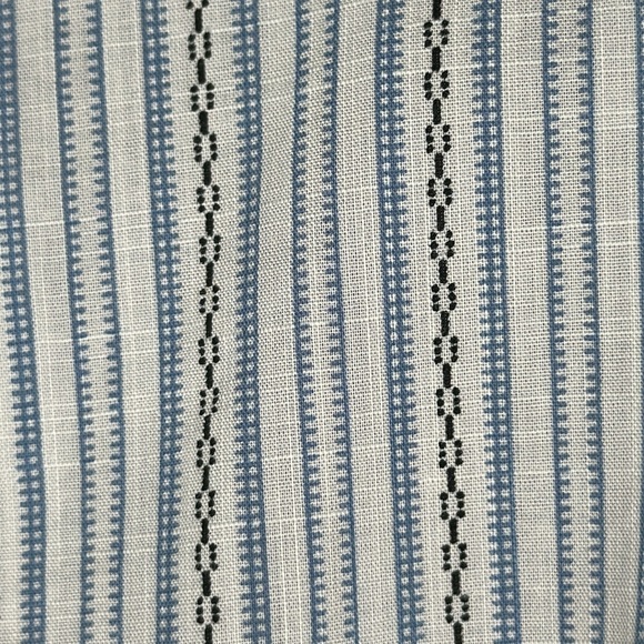 LRL Lauren Jeans Company 100% Cotton Ruffle Collar Button Down Shirt Size XL - Picture 4 of 14